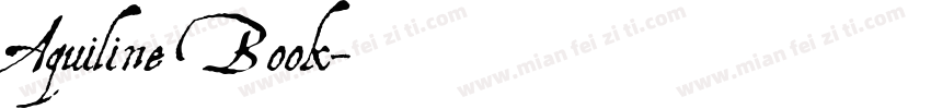 Aquiline Book字体转换
